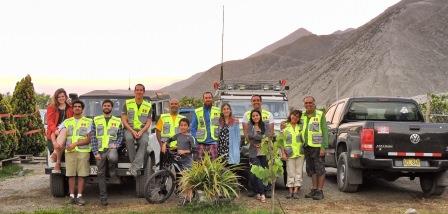 Unidad 4x4 de Ayuda Perú Voluntarios
