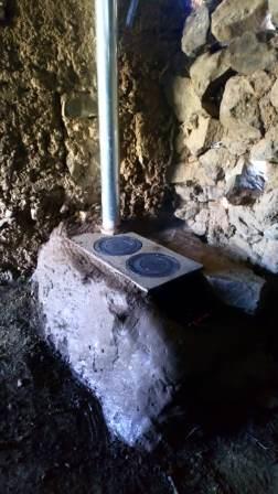 Improved wood-burning kitchen U4x4A